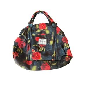 Herschel Supply Co. Floral Print Tote Bag‎ Purse Travel Carry-On